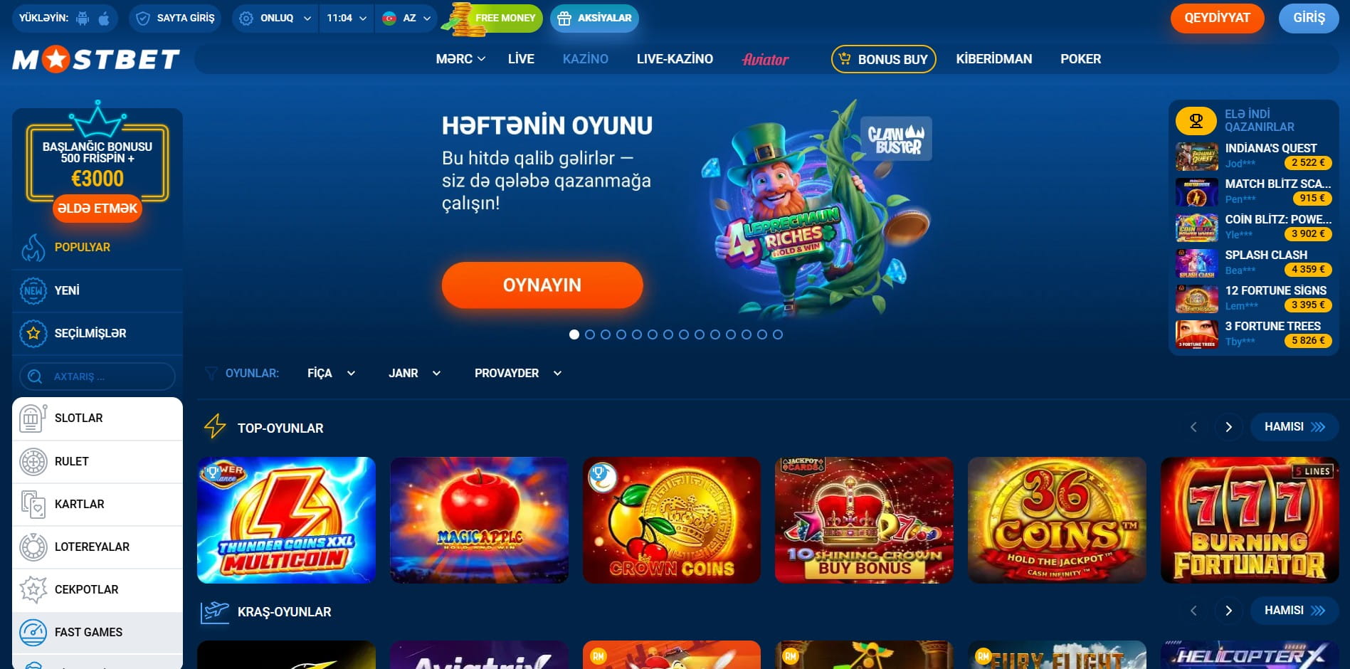 MostBet Casino